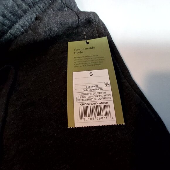 Dark Gray Goodfellow & Co Mens Sweatpants S elastic waistband And drawstring - Picture 5 of 10